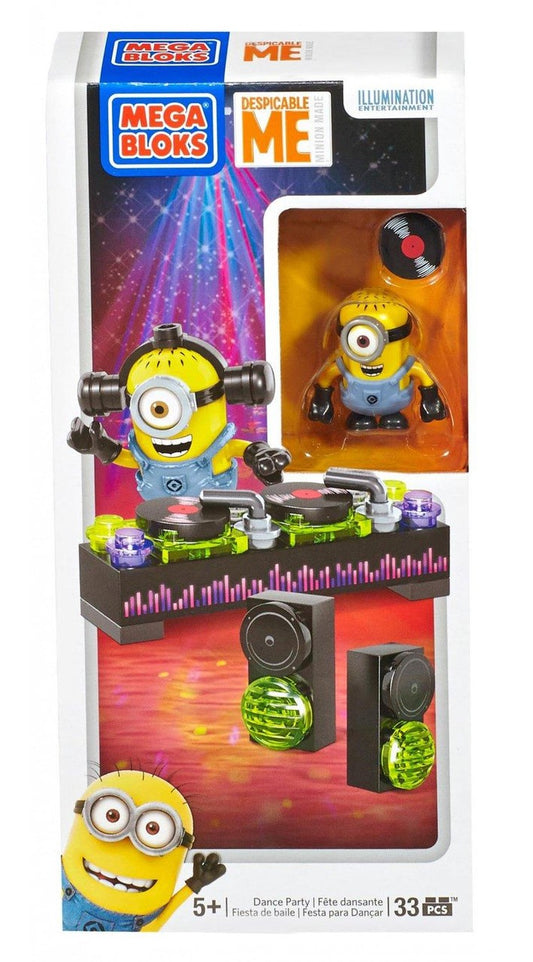 mega bloks construx despicable me minions dance party set plastic building blocks cnc75