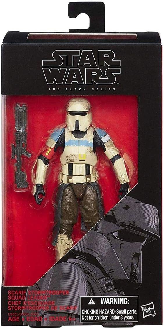 hasbro star wars the black series 1/12 6 inch scarif stormtrooper squad leader rogue one battle of scarif action figure