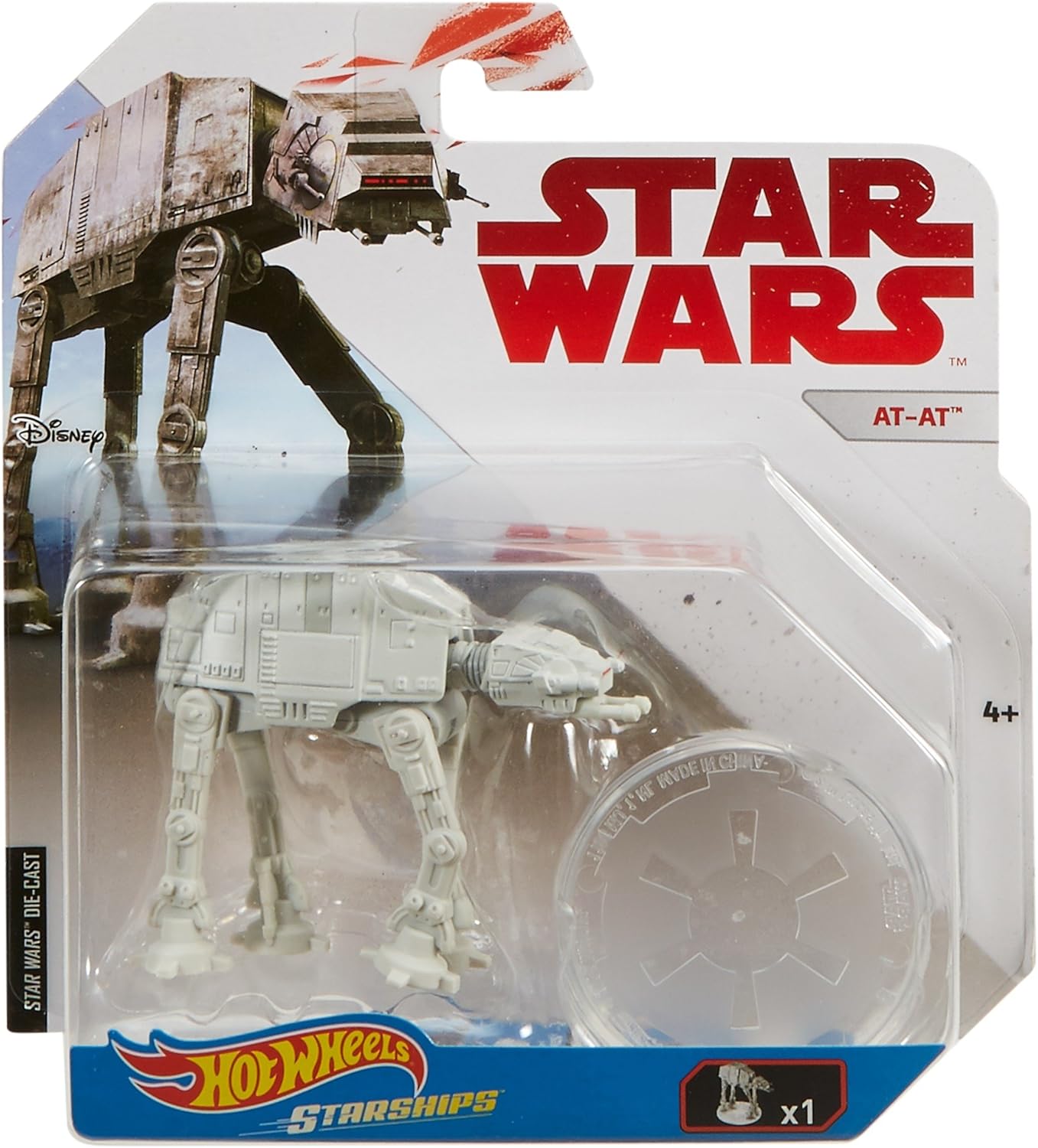 mattel hot wheels die cast starships at-at walker hoth the empire strikes back