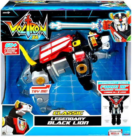 playmates classic 1984 voltron black lion blazing sword keith 
