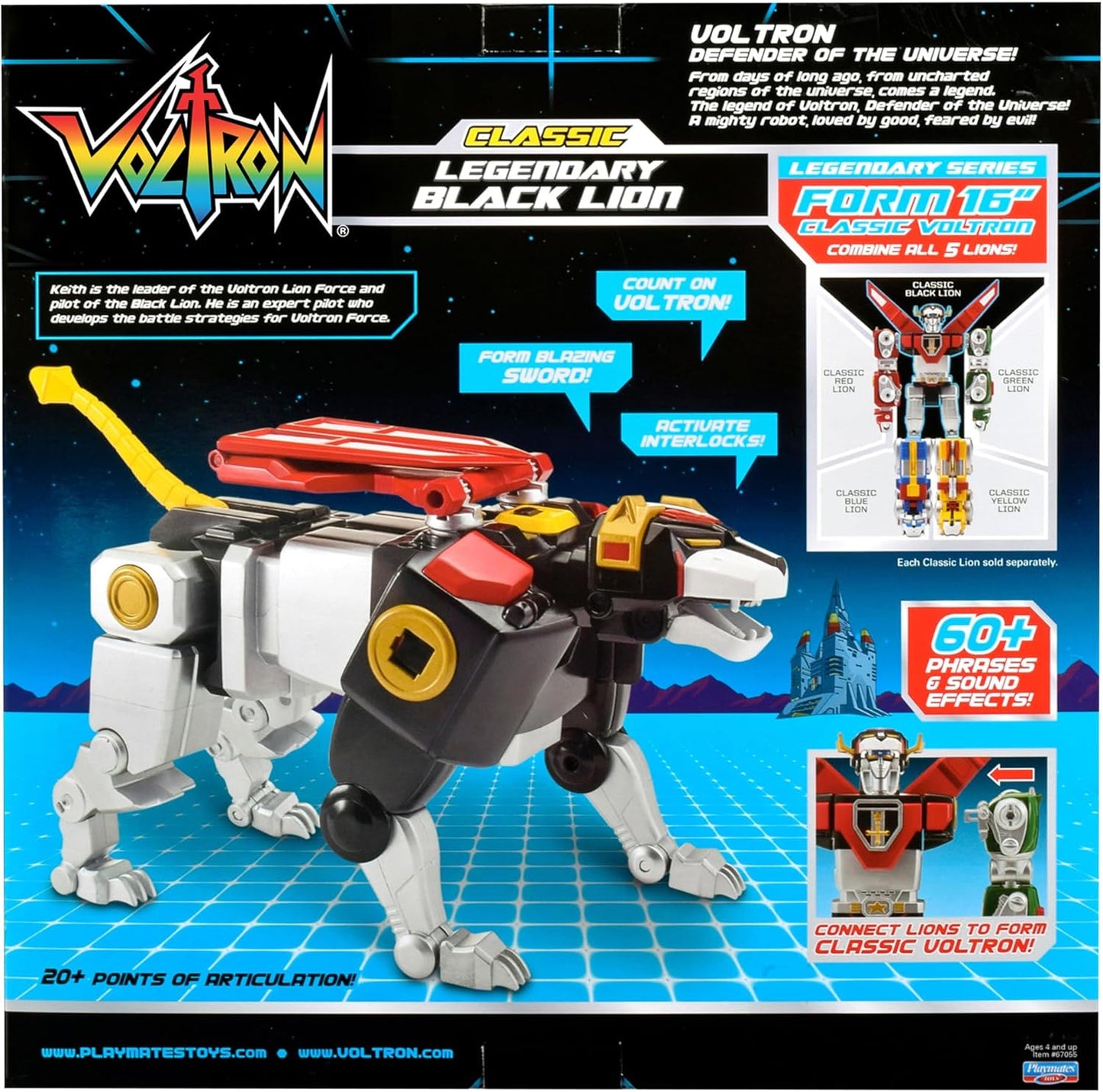 Playmates Classic Voltron Legendary Black Lion
