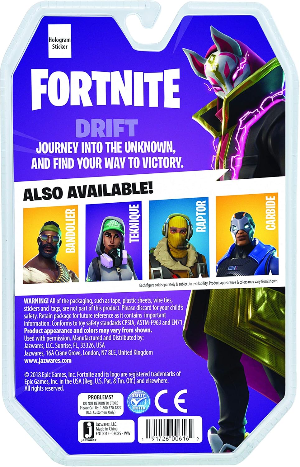 2018 Jazwares 3.75 inch Fortnite Figure - Drift (Solo Mode)