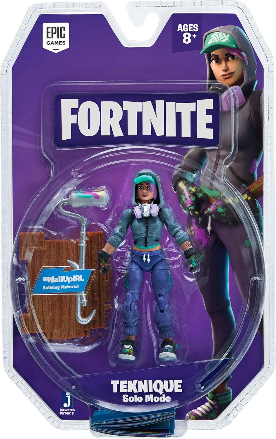 jazwares 3.75 inch fortnite action figure teknique video game epic games