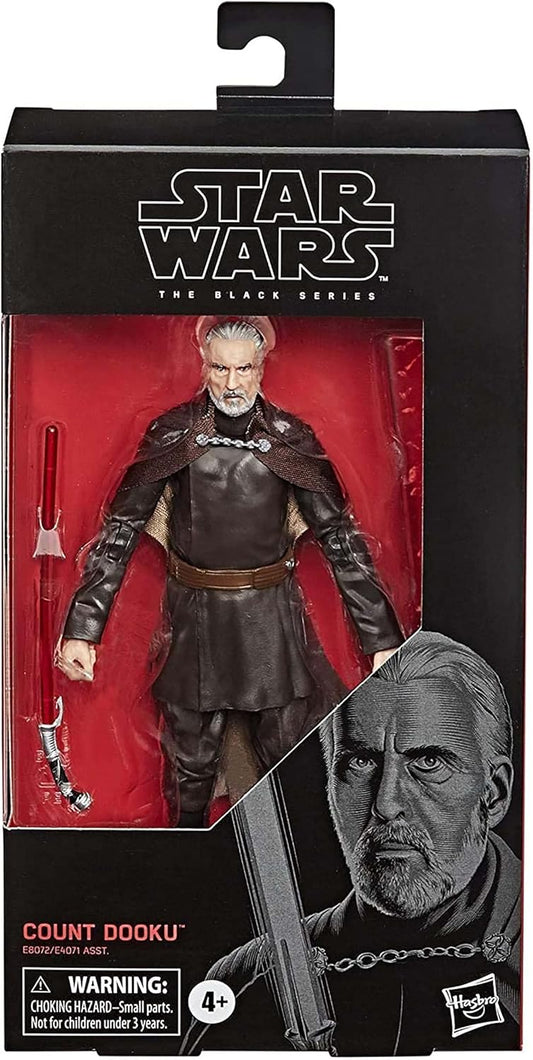 hasbro star wars the black series 6 inch action figure count dooku 1:12 prequels