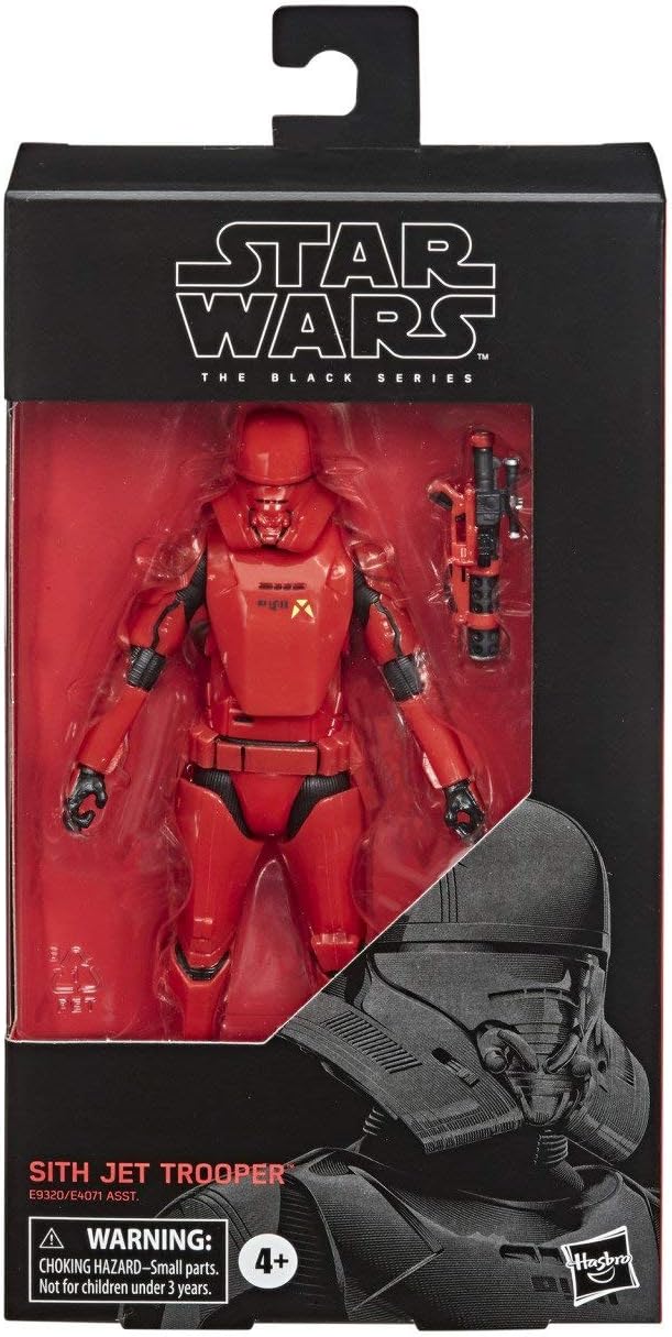 hasbro star wars the black series 6 inch action figure sith jet trooper 1:12 first order