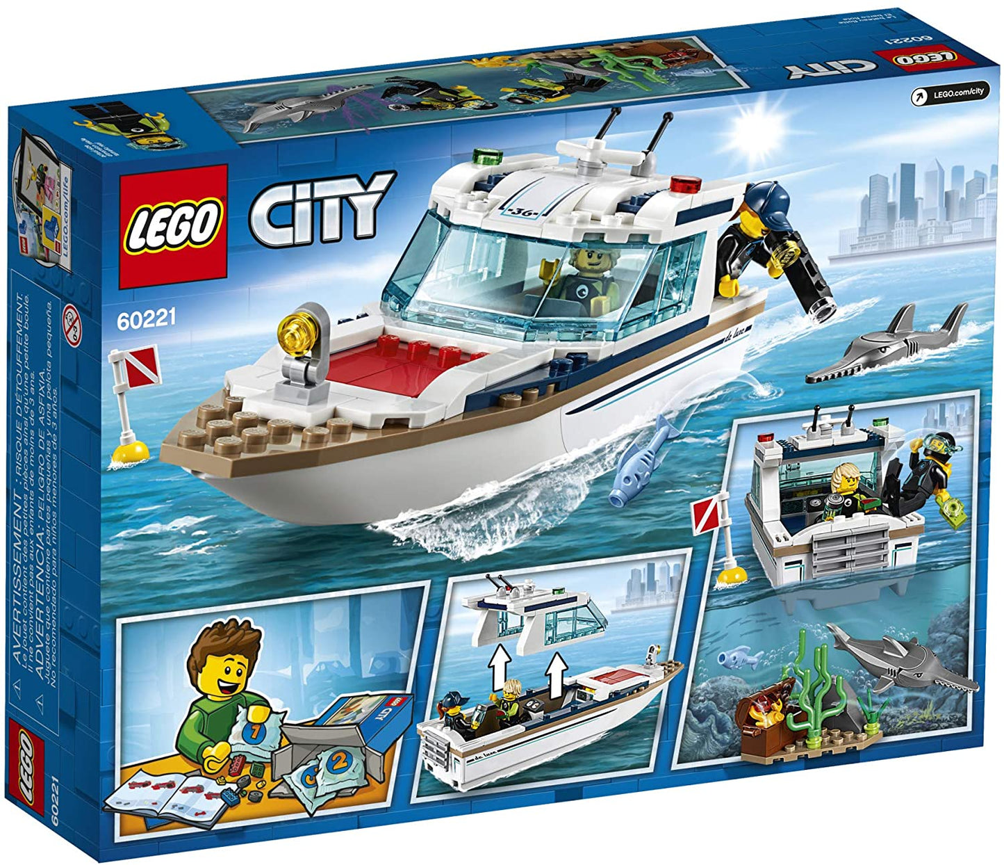 Lego City 60221 Diving Yacht