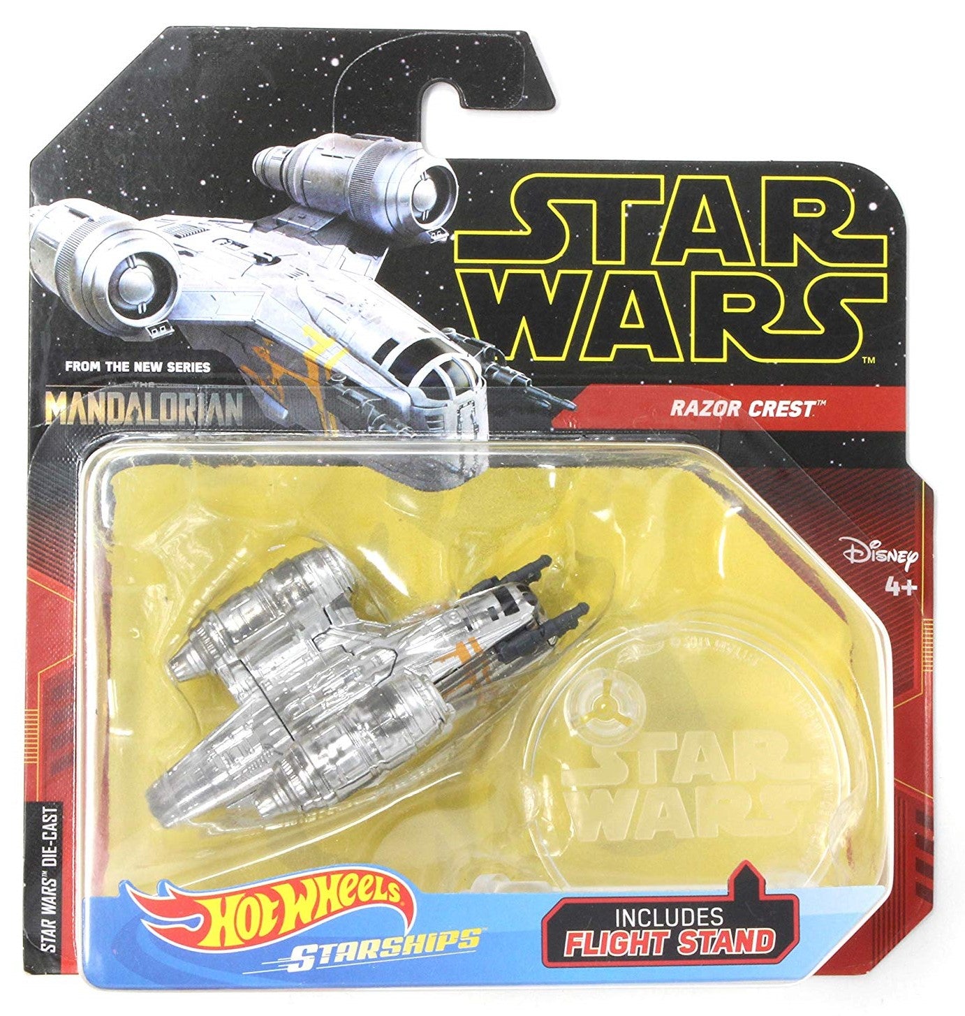 mattel hot wheels starships star wars disnet TV the mandalorian razor crest die cast