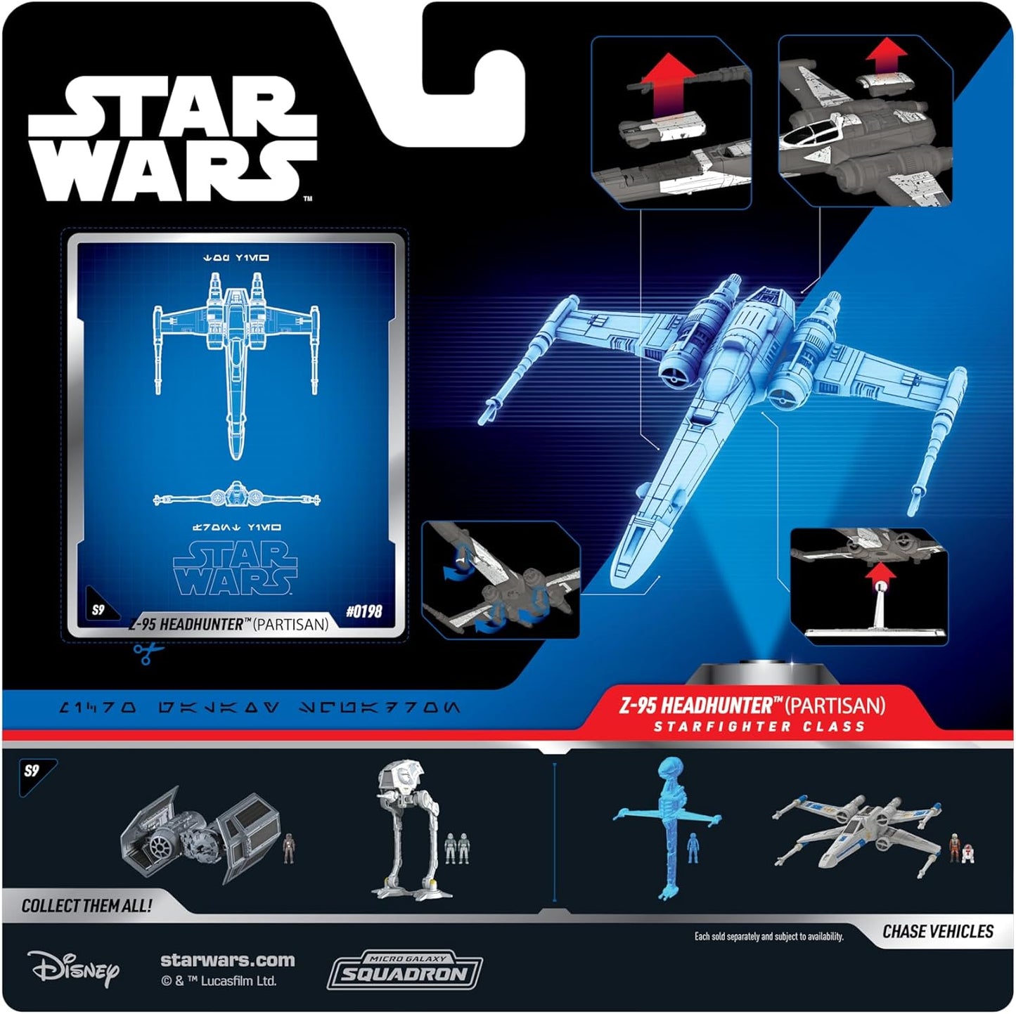 Star Wars Micro Galaxy Squadron Z-95 Headhunter (Series 9 Partisan)