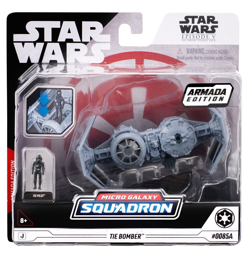 star wars jazwares micro galaxy squadron imperial tie bomber series 9 armada edition micro figure the empire strikes back