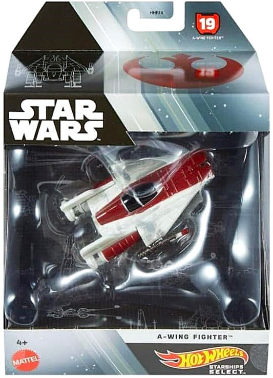 mattel hot wheels star wars starships select a-wing starfighter return of the jedi