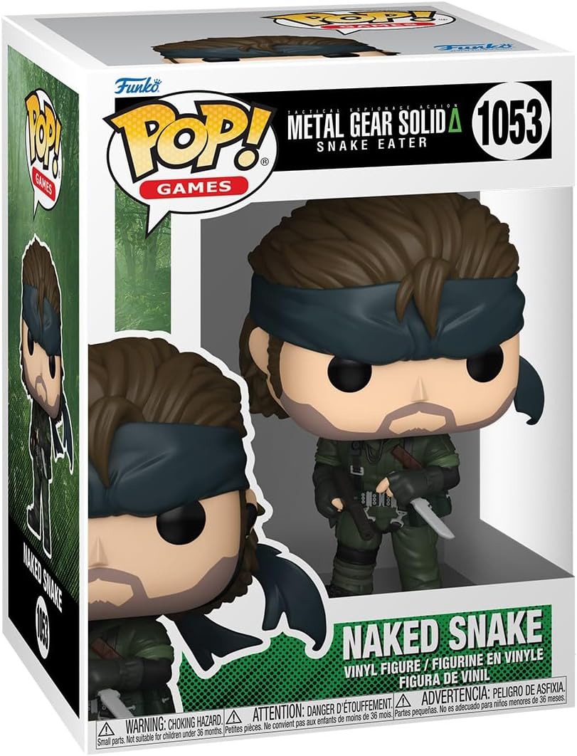 funko pop metal gear solid snake eater naked snake video games vinyl figure #1053
