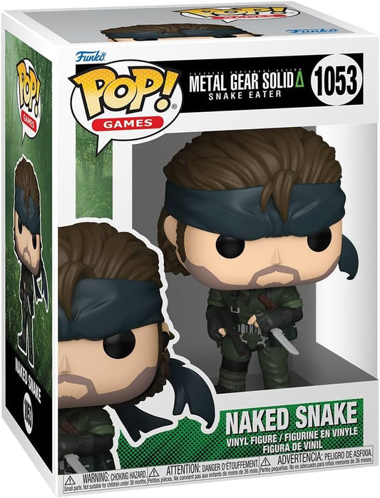 funko pop metal gear solid snake eater naked snake video games vinyl figure #1053