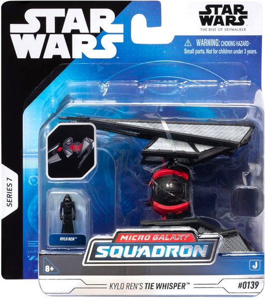 jazwares star wars micro galaxy squadron kylo ren tie whisper starfighter ligh armor class series 7 the rise of skywalker episode IX