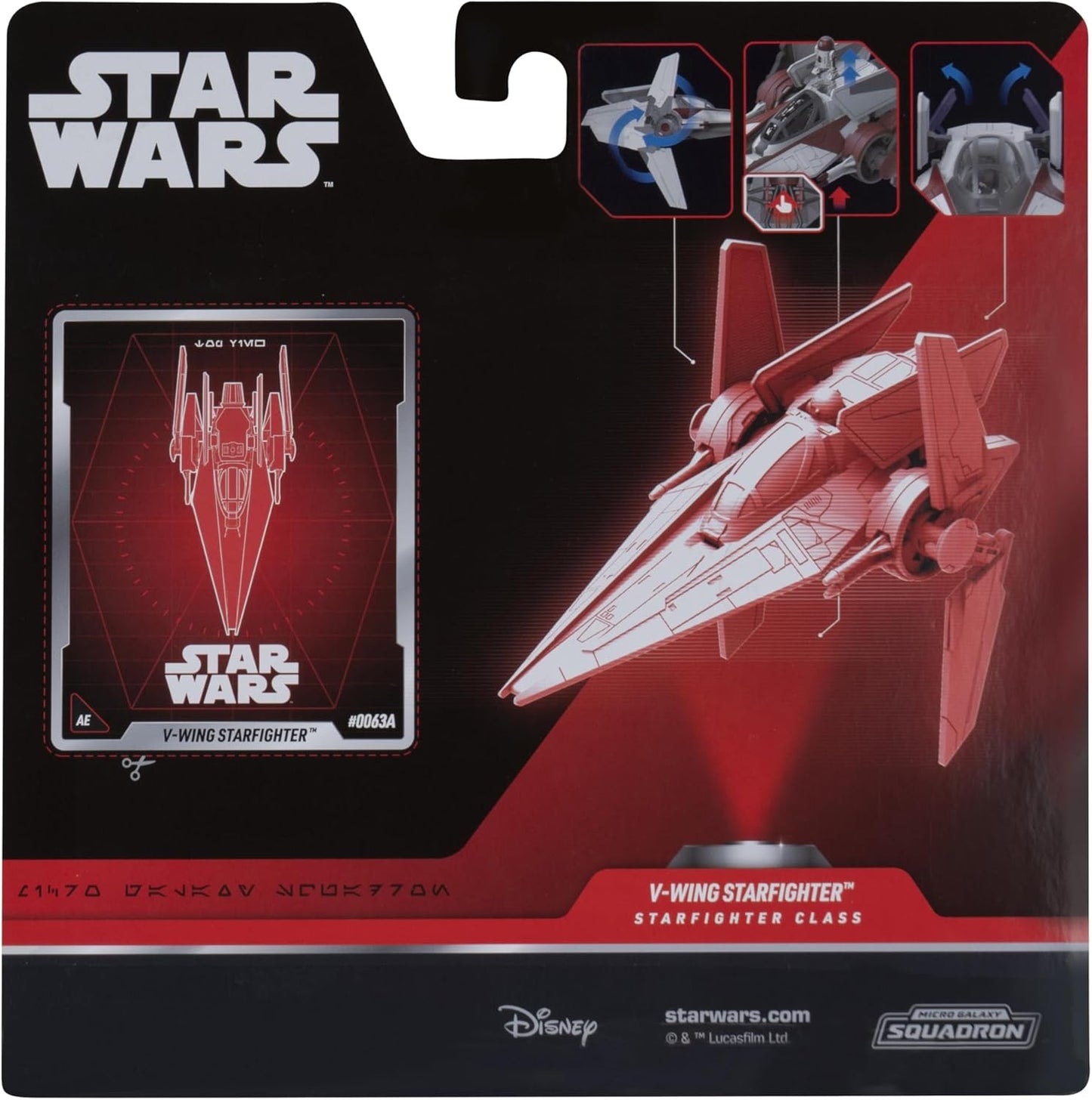 Star Wars Micro Galaxy Squadron V-Wing Starfighter (ARMADA Edition)
