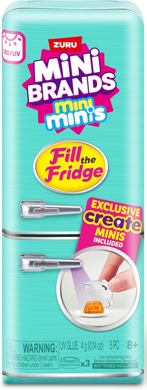 Zura Mini Brands Mini Minis Fill the FRIDGE Playset