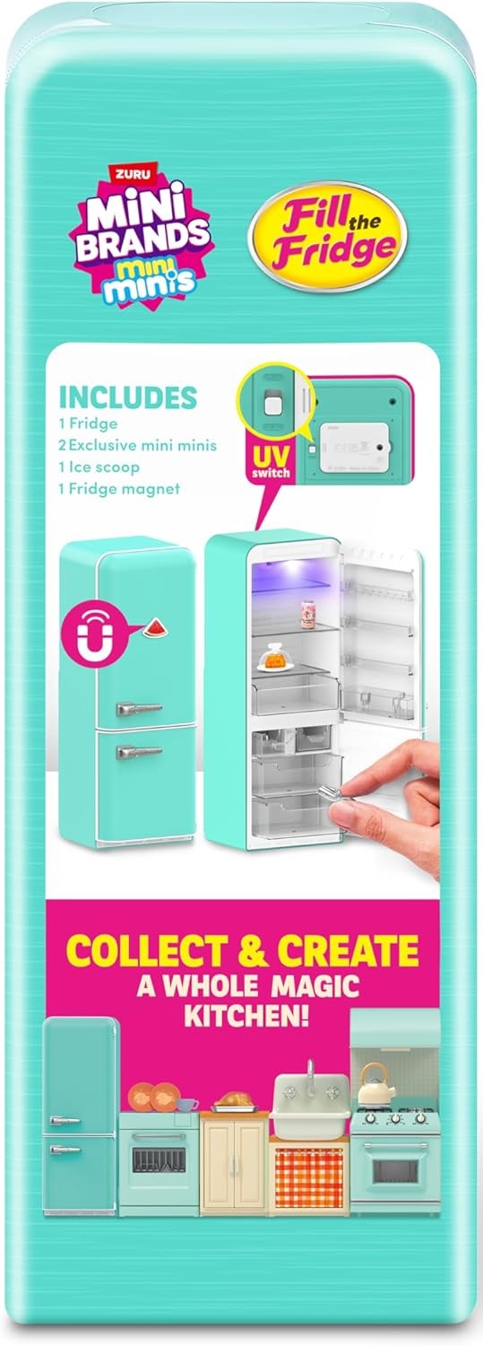 Zura Mini Brands Mini Minis Fill the FRIDGE Playset