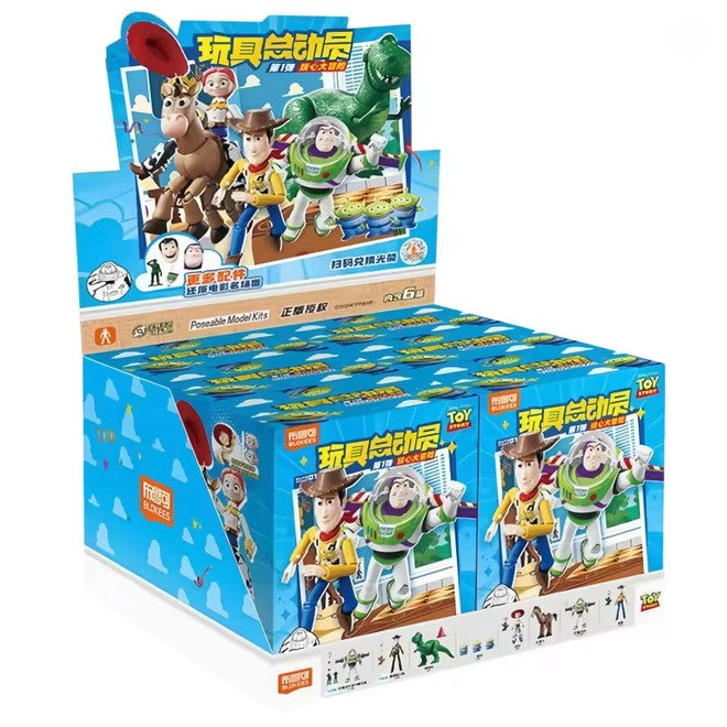 blokees toy story elite version buzz lightyear woody jessie bullseye action figure model kit