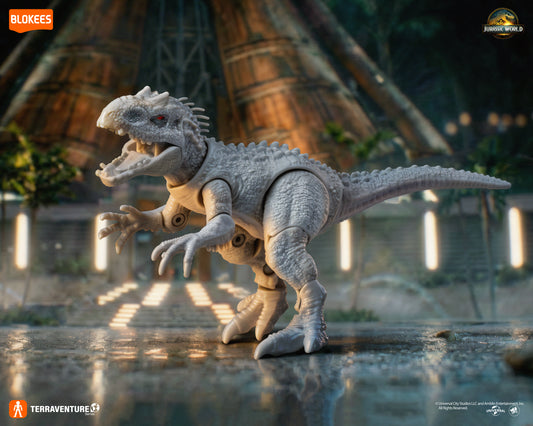 blokees jurassic world dinosaur model kit terraventure series 3 dinosaur egg packaging D-32 indominus rex figure  
