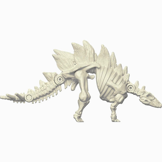 blokees jurassic world model kit stegosaurus skeleton series 1 dinosaur capture operation