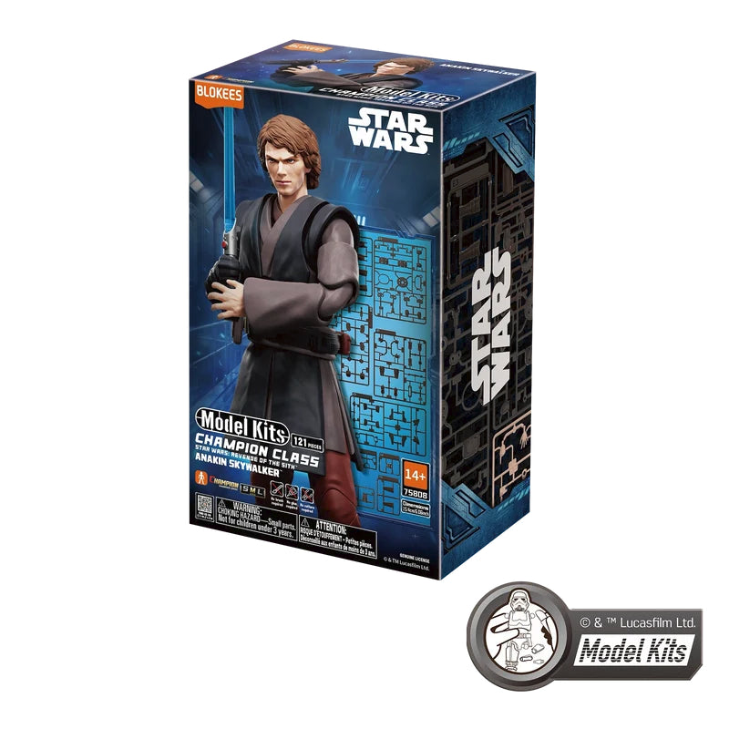 blokees star wars revenge of the sith anakin skywalker champion class CC08 episode III mustafar dark lord action figure model kit