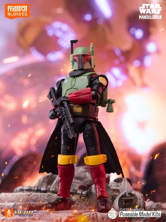 blokees star wars boba fett model kit galaxy hero version the mandalorian action figure