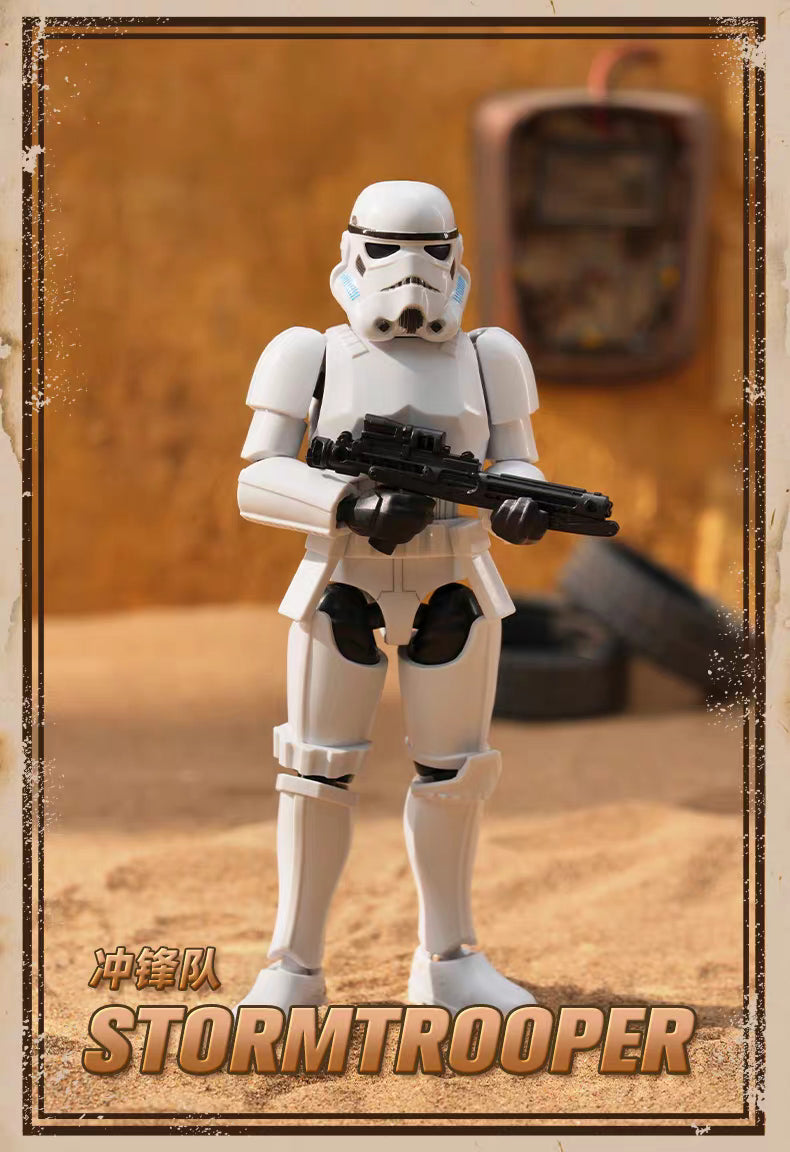 blokees star wars galaxy hero series 1 stormtrooper model kit action figure the mandalorian