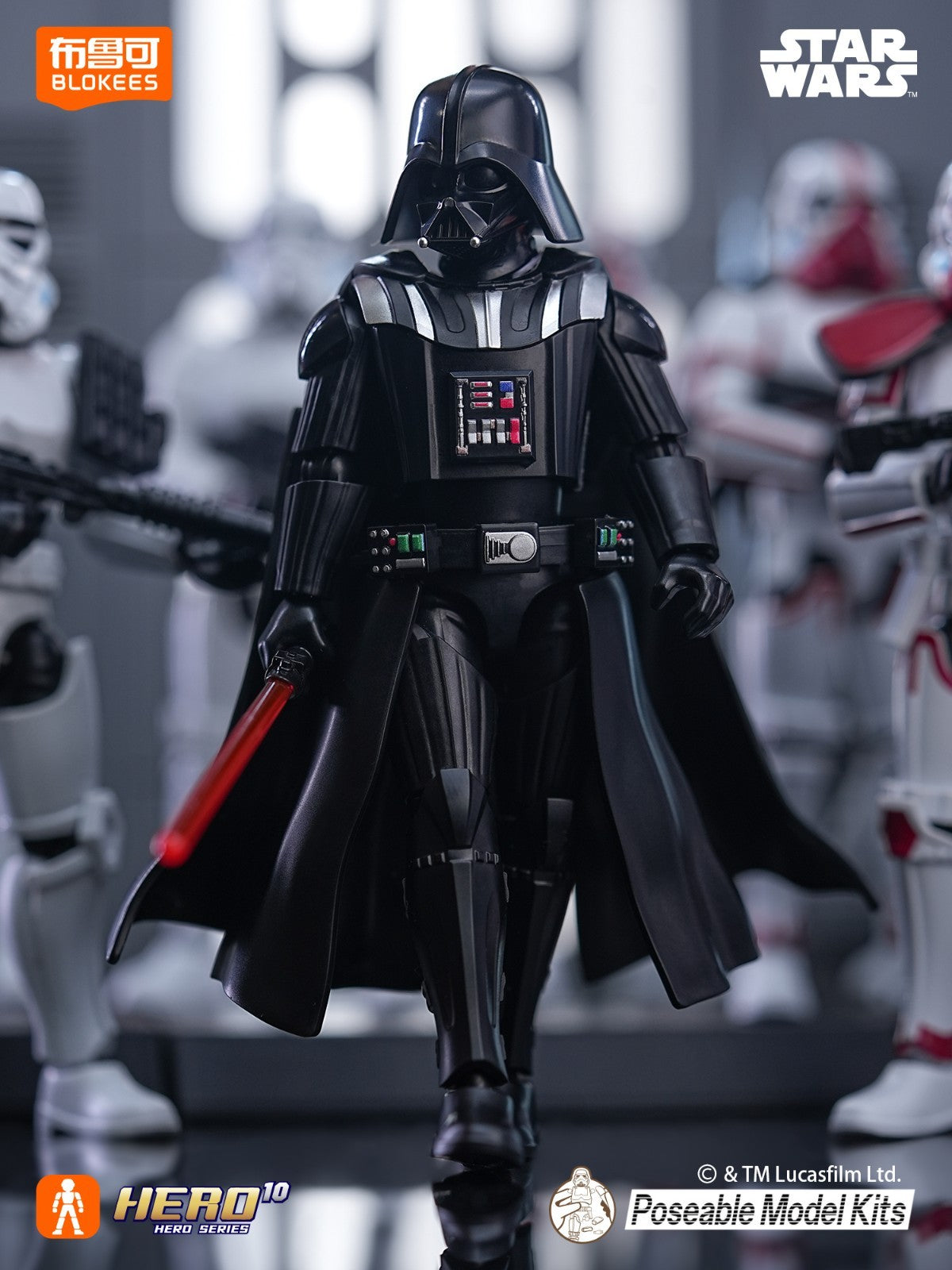 blokees star wars model kit galaxy hero series 2 darth vader empire strikes back bespin action figure cloud city
