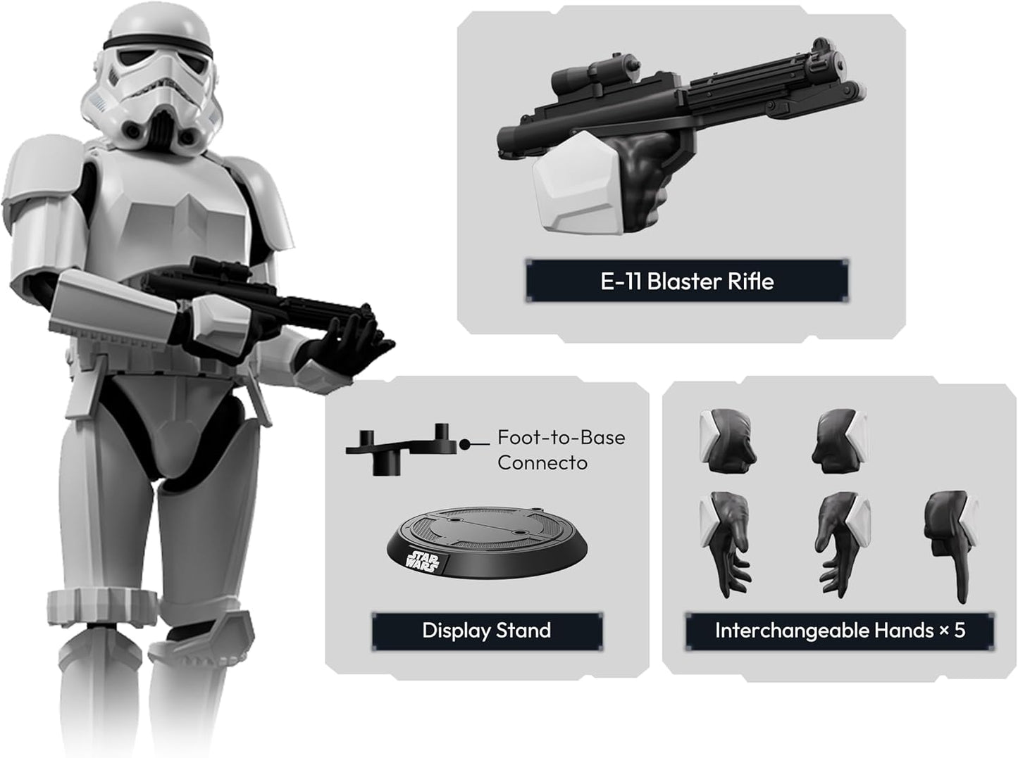 Blokees Star Wars Stormtrooper Model Kit CC02 (English Version Champion Class)