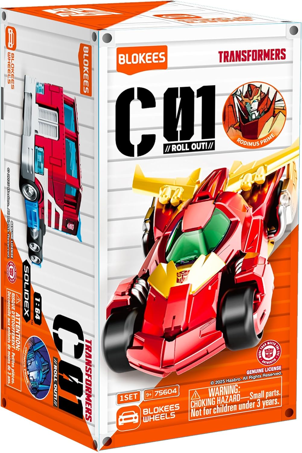 Blokees Wheels Transformers Series 1 - Autobot Rodimus Prime vehicle kit
