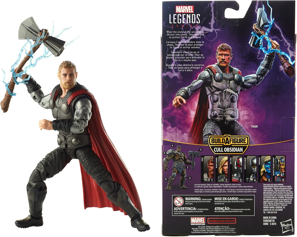 Marvel Legends Avengers Infinity War - Thor with Stormbreaker (Cull Obsidian BAF)