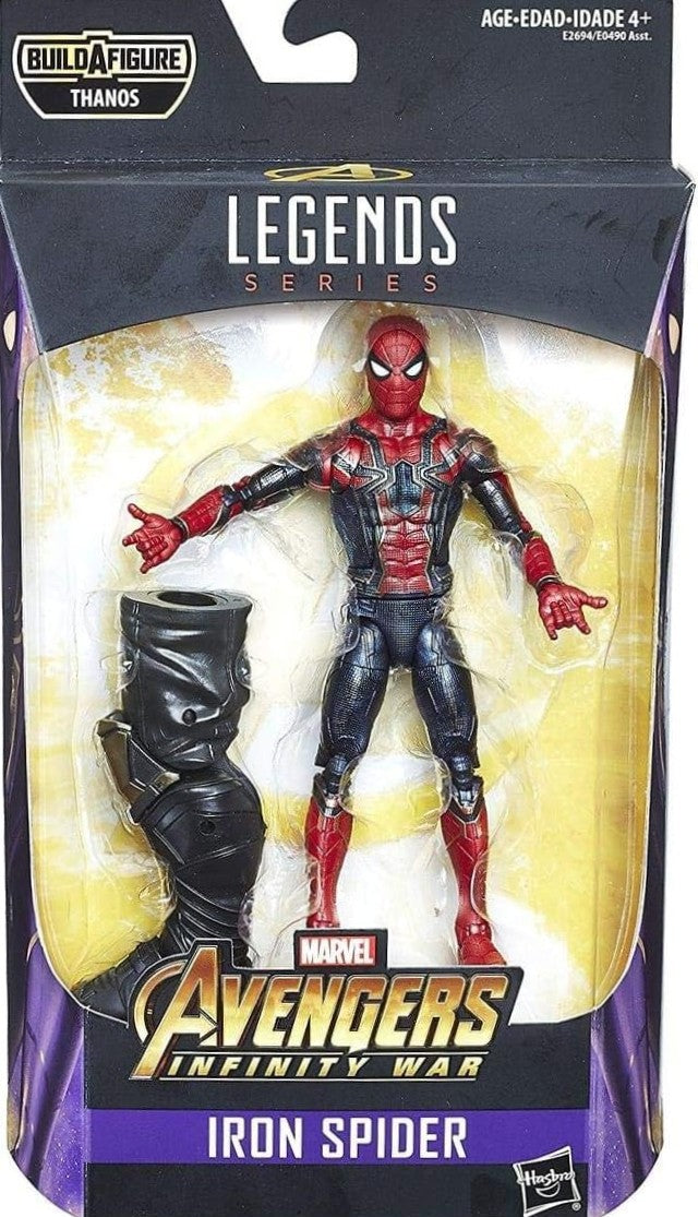 marvel legends hasbro collectible 1/12 action figure 6 inch build a figure thanos iron spider avengers infinity war