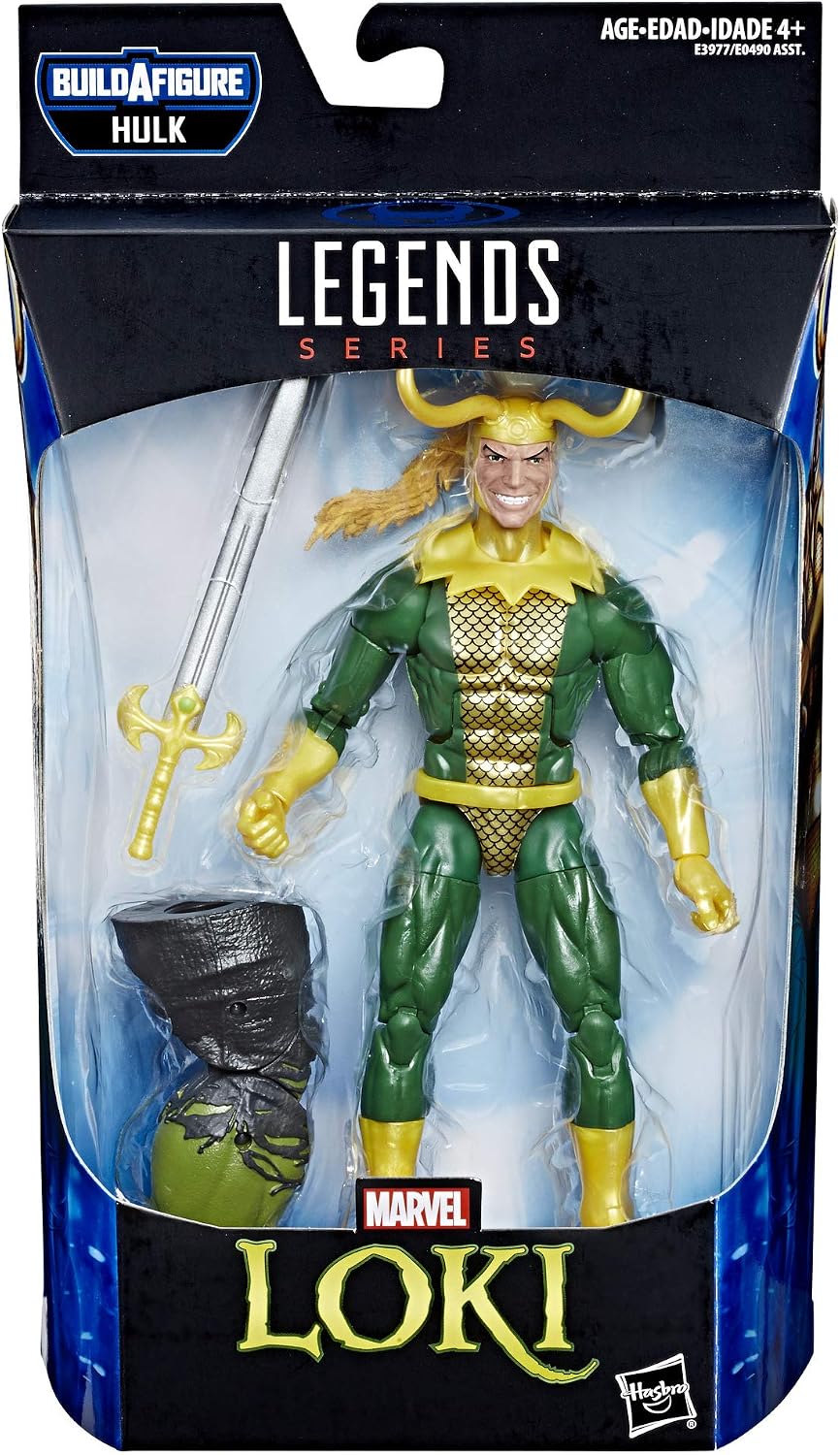 hasbro marvel legends 1/12 action figure mcu build a figure hulk asgard loki