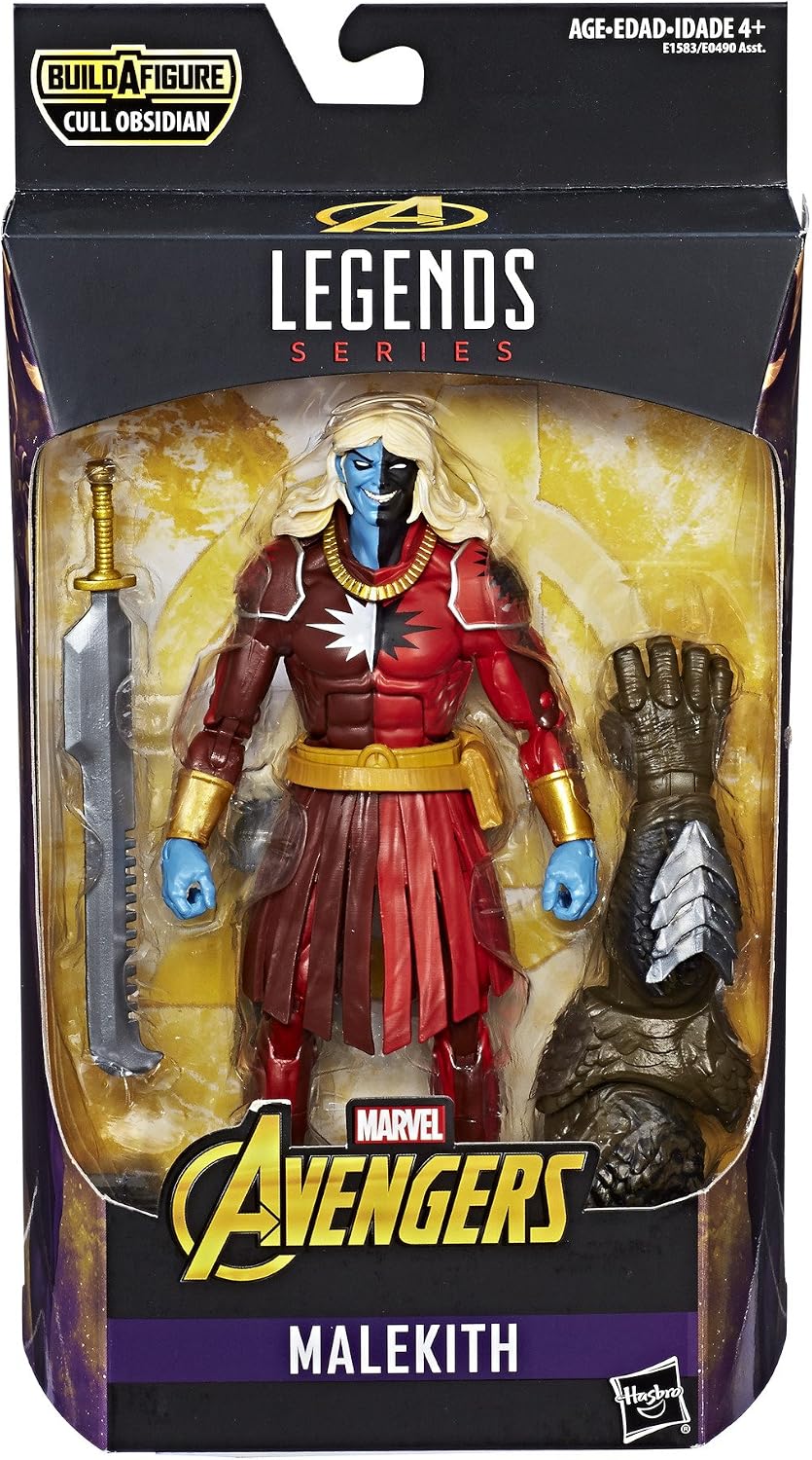 hasbro marvel legends 1/12 action figure mcu build a figure cull obsidian avengers malekith