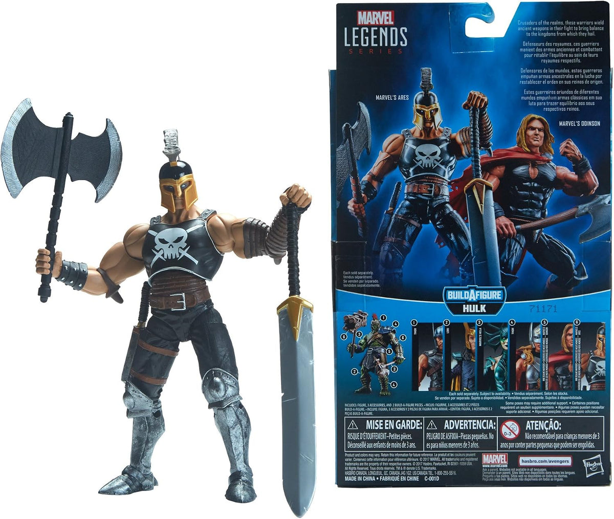 Marvel Legends Series Nine Realms Warrior Ares (Build a Figure Gladiator Hulk)