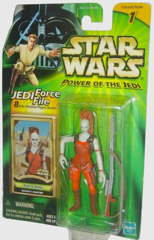 hasbro star wars aurra sing power of the jedi force file