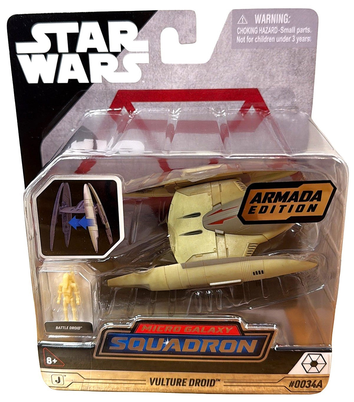 jazwares star wars vulture droid micro galaxy squadron series 7 armada edition trade federation battle droid