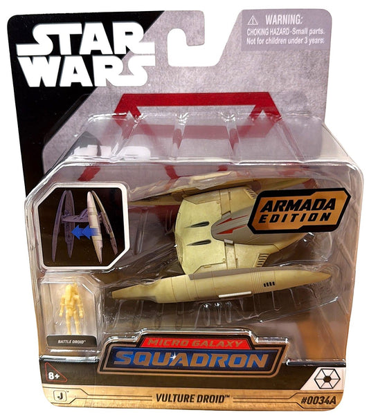 jazwares star wars vulture droid micro galaxy squadron series 7 armada edition trade federation battle droid