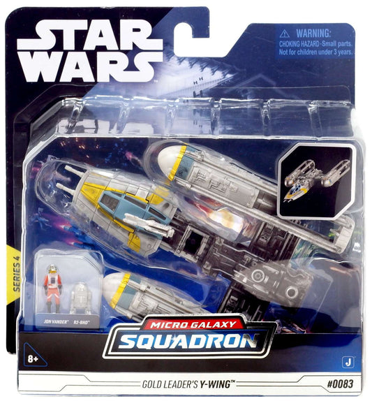 jazwares star wars micro galaxy squadron gold leader y-wing starfighter