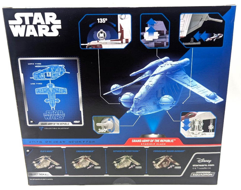 Star Wars Micro Galaxy Squadron Republic LAAT (Green - Separatist Nightmare)