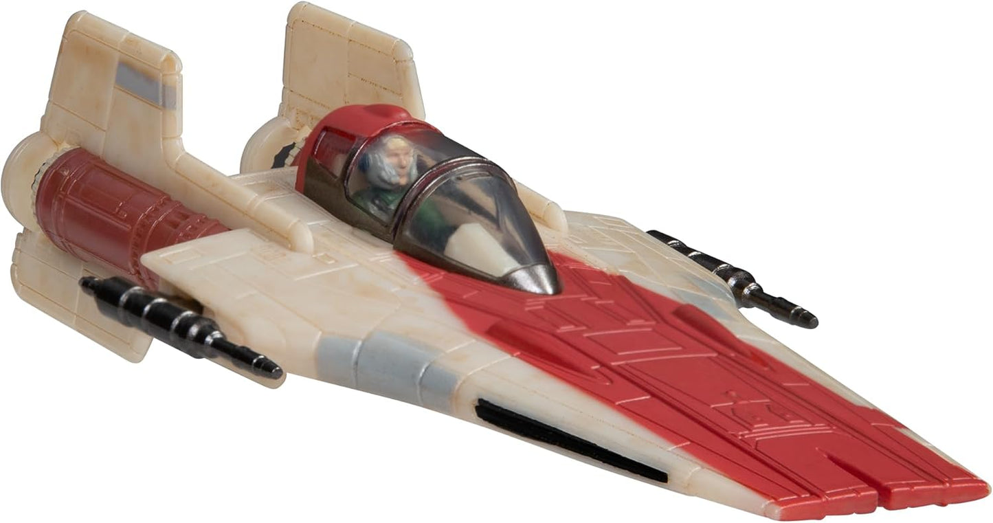 Star Wars Micro Galaxy Squadron A-Wing (RED - Series 4)