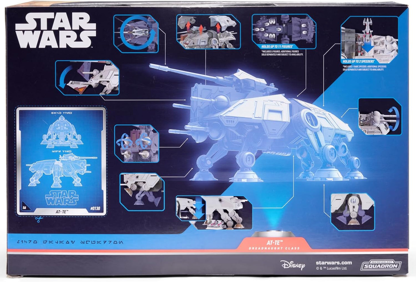 Star Wars Micro Galaxy Squadron AT-TE Walker