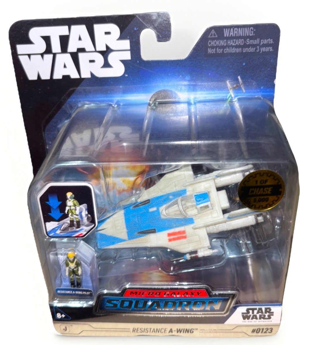 jazwares star wars micro galaxy squadron resistance chase a-wing starfighter series 6 light armor class rise of skywalker 