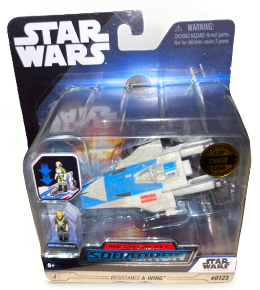 jazwares star wars micro galaxy squadron resistance chase a-wing starfighter series 6 light armor class rise of skywalker 