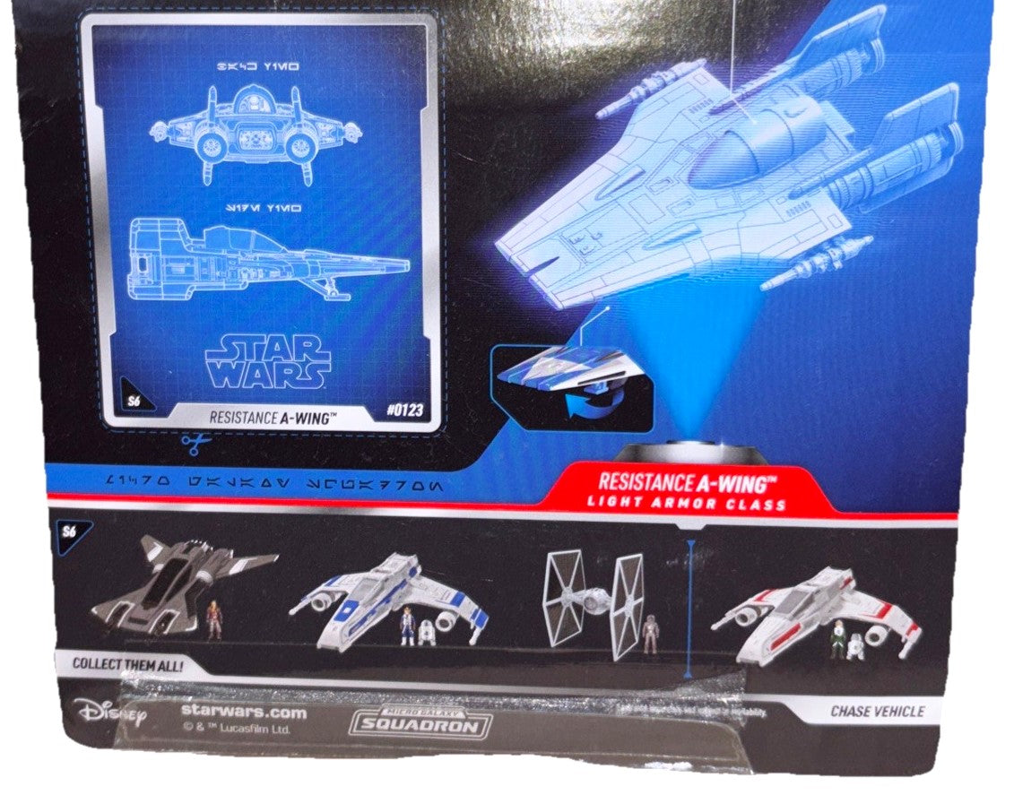 Star Wars Micro Galaxy Squadron CHASE Resistance A-Wing (Series 6)