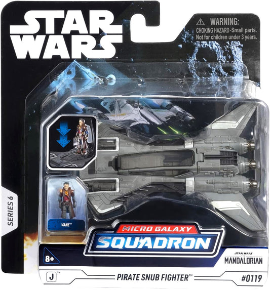 jazwares micro galaxy squadron star wars the mandalorian disney plus pirate snub fighter micro figure series 6