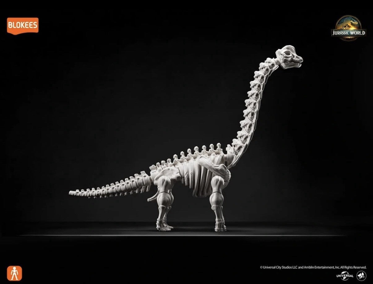 blokees jurassic world terraventures series 2 walmart exclusive brachiosaurus skeleton fossil dinosaur egg model kit 
