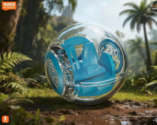blokees jurassic world terraventures series 2 walmart exclusive gyrosphere vehicle dinosaur egg model kit 