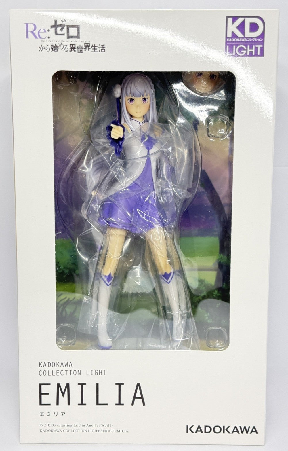 Kadokawa LIGHT Collection Emilia (Re:Zero) 6.5 inch Figure