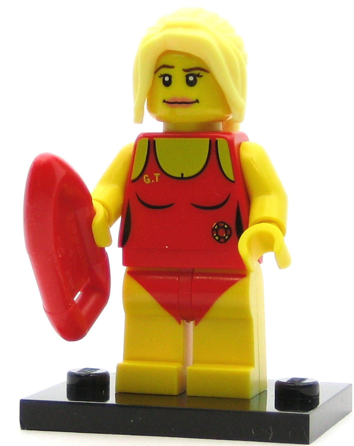 lego plastic building blocks minifigures collection 8684 series 2 lifeguard