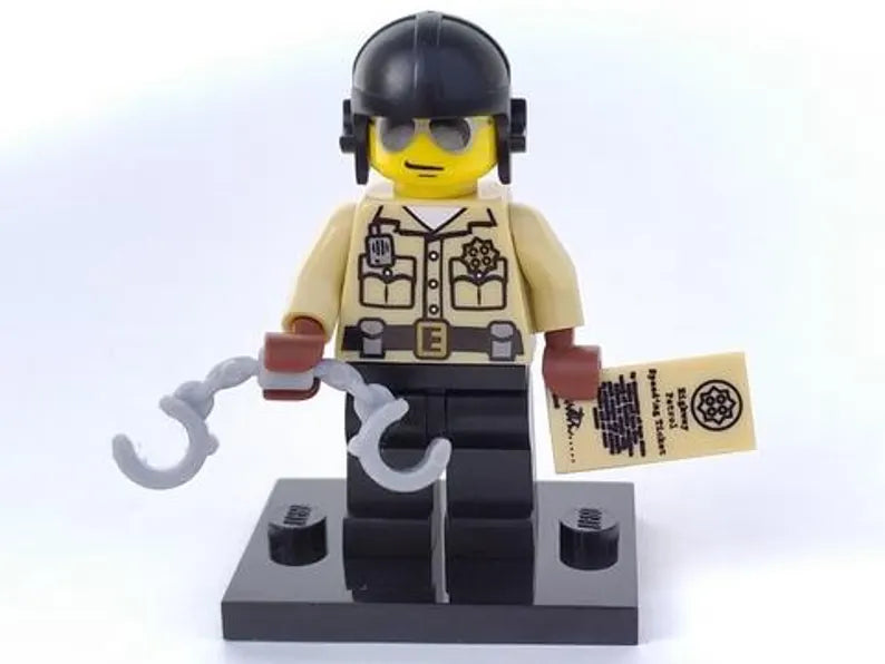 lego plastic building blocks minifigures collection 8684 series 2 traffic cop